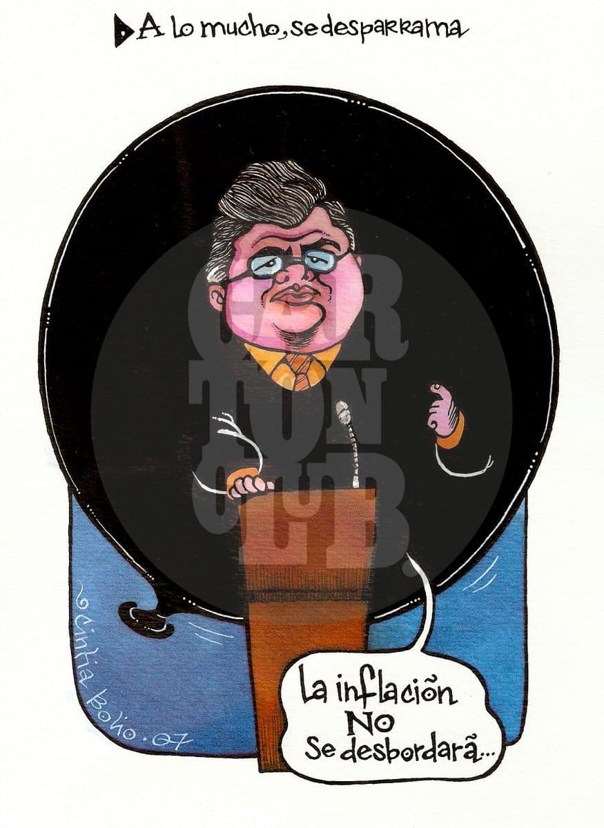 A lo mucho, se desparrama