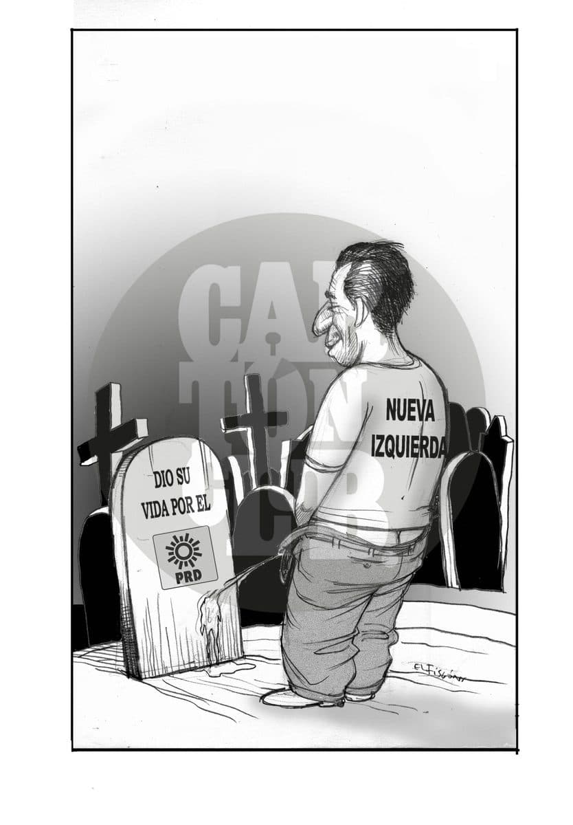 a los caidos, cartón de El Fisgón