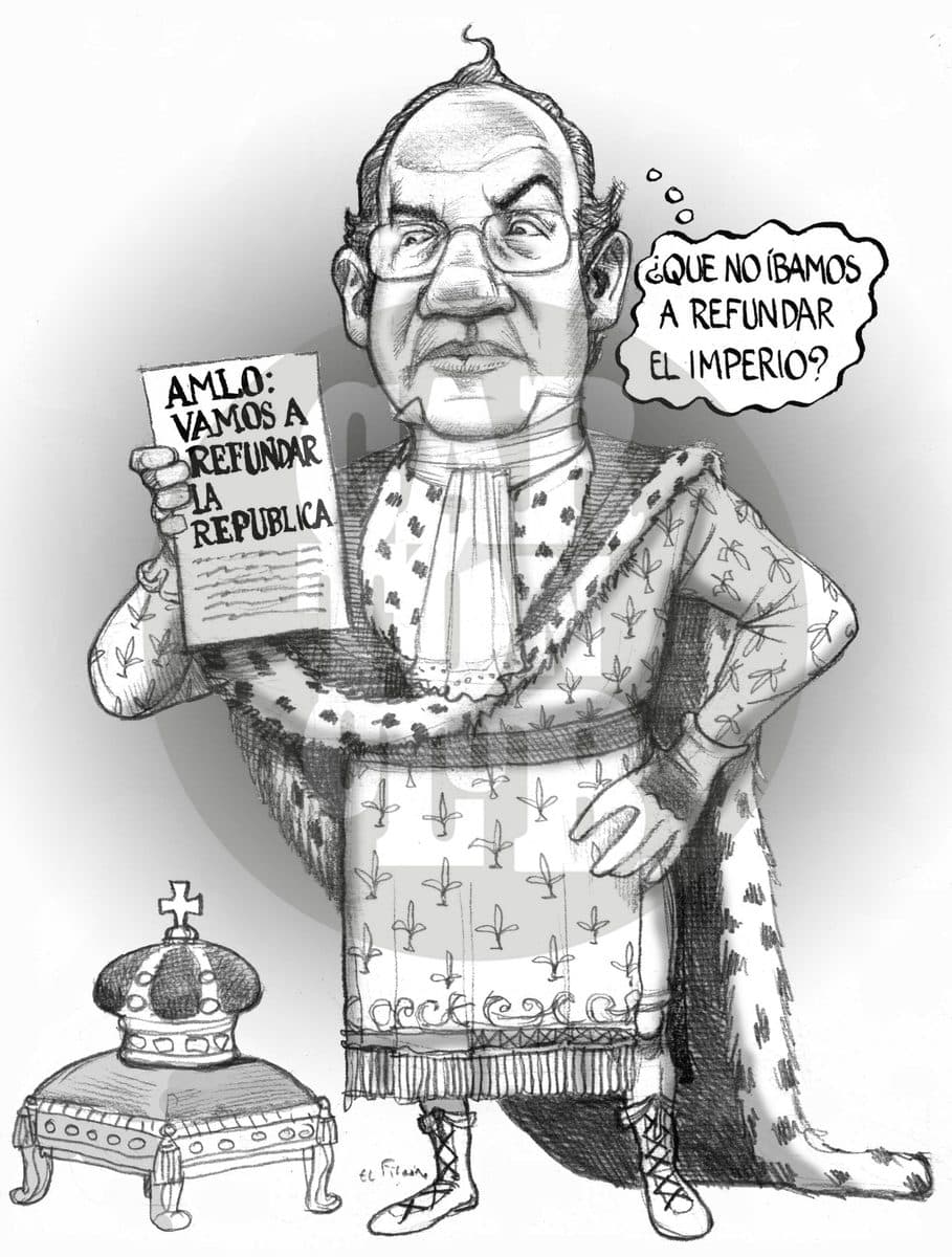 ¿A quién se le ocurre?, cartón de El Fisgón