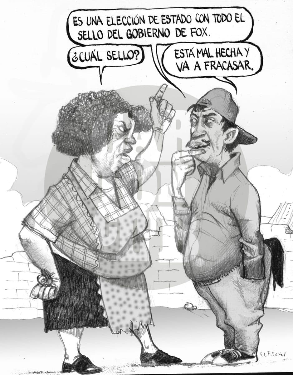 A votar, cartón de El Fisgón