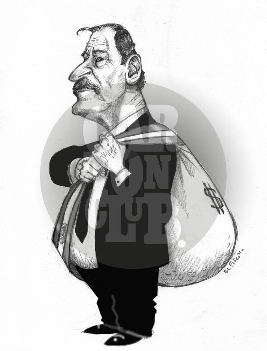 Aferrado a la banda Presidencial