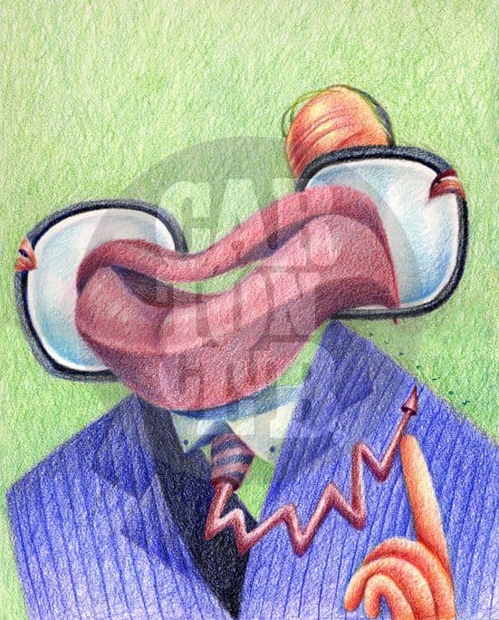 Alan Greenspan, cartón de Turcios
