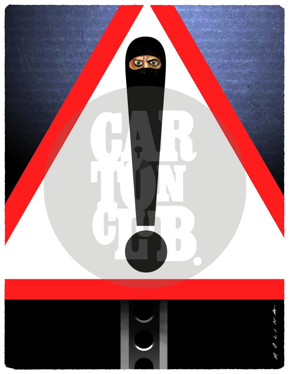 Alerta!, cartón de PxMolina