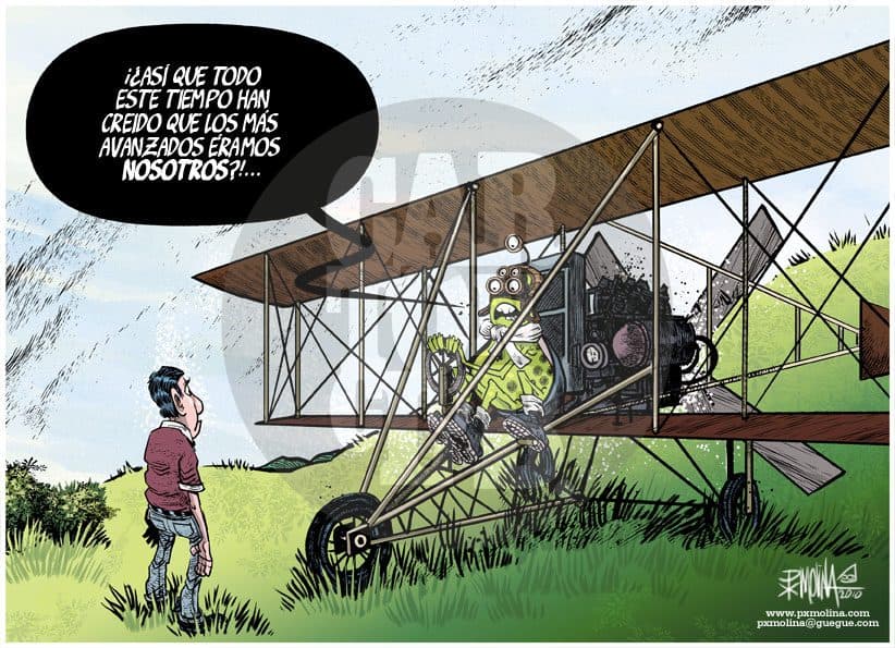 Aliens..., cartón de PxMolina