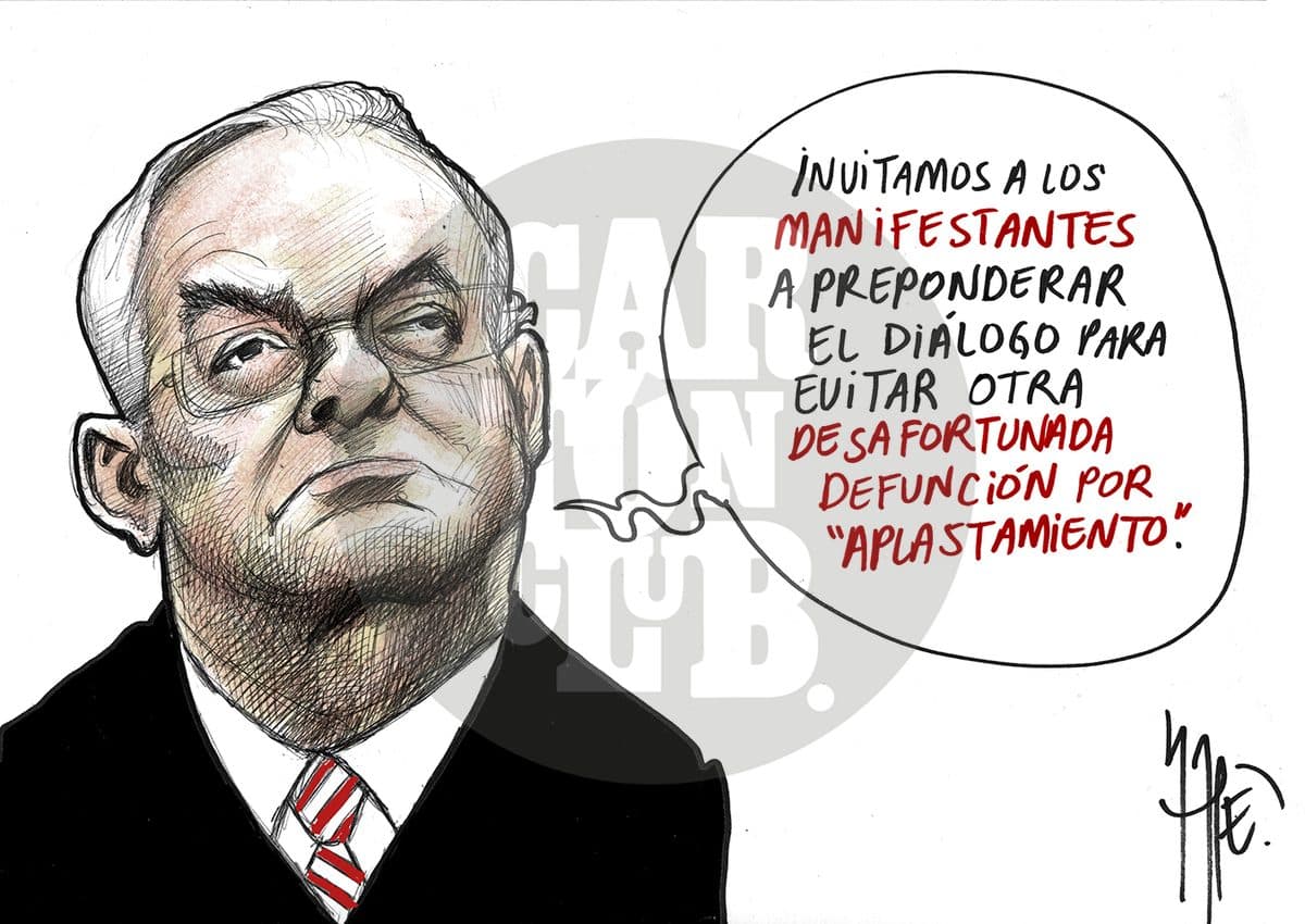 Amable advertencia, cartón de Rapé