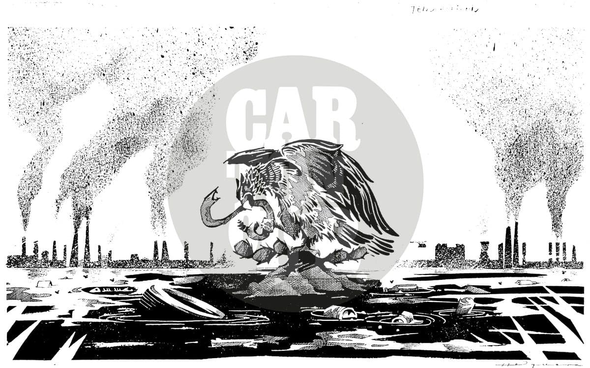 Anáhuac, cartón de Helguera