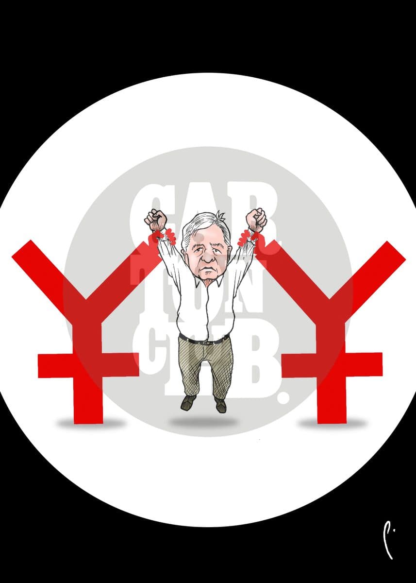 Apoyos, cartón de José Luis Perujo
