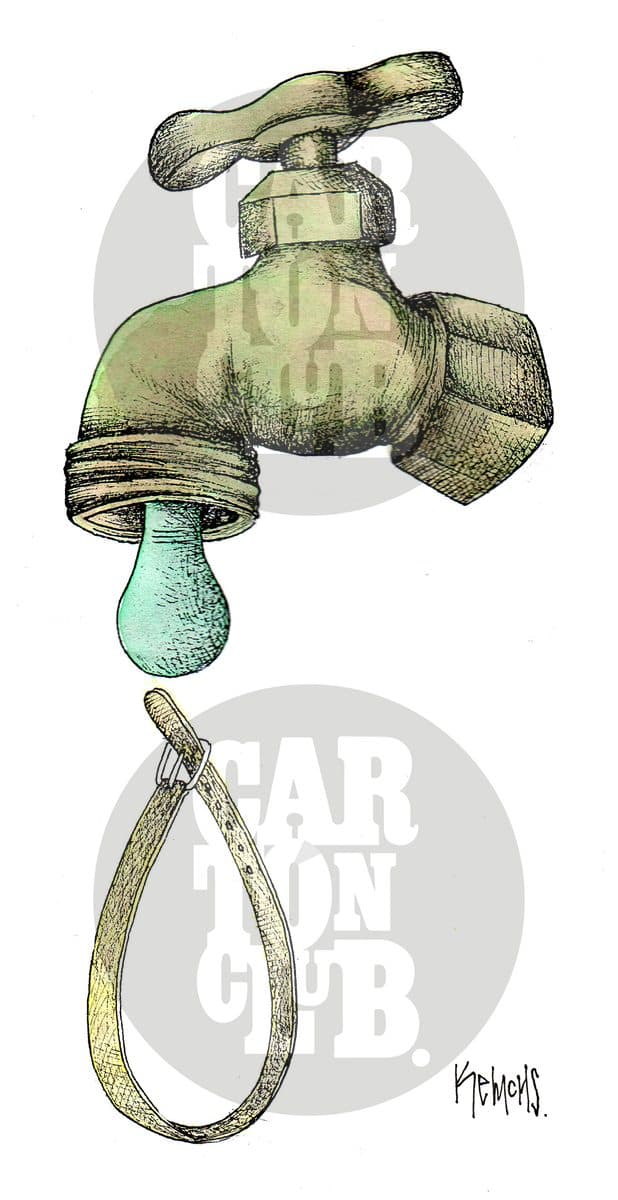 Apretarse el cinturón, cartón de Kemchs