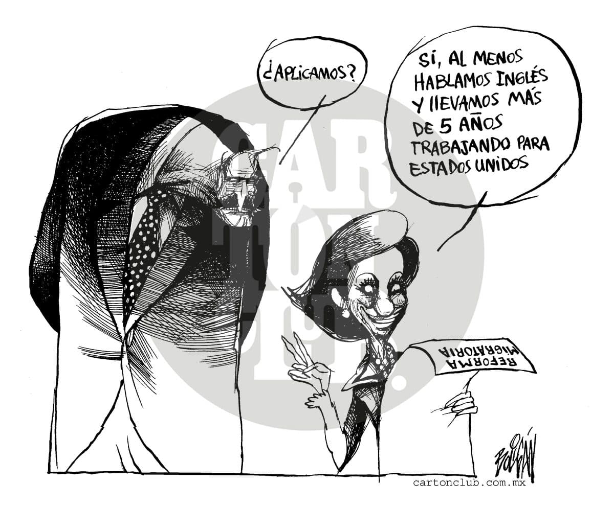 Aprovechando el viaje, cartón de Ángel Boligán