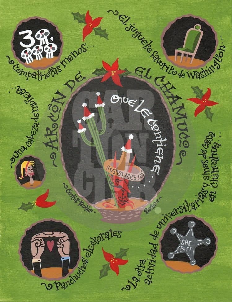 Arcón 1, cartón de Cintia Bolio