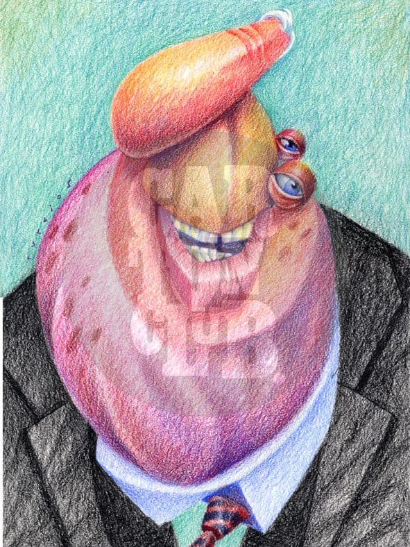 ARIEL SHARÓN, cartón de Turcios