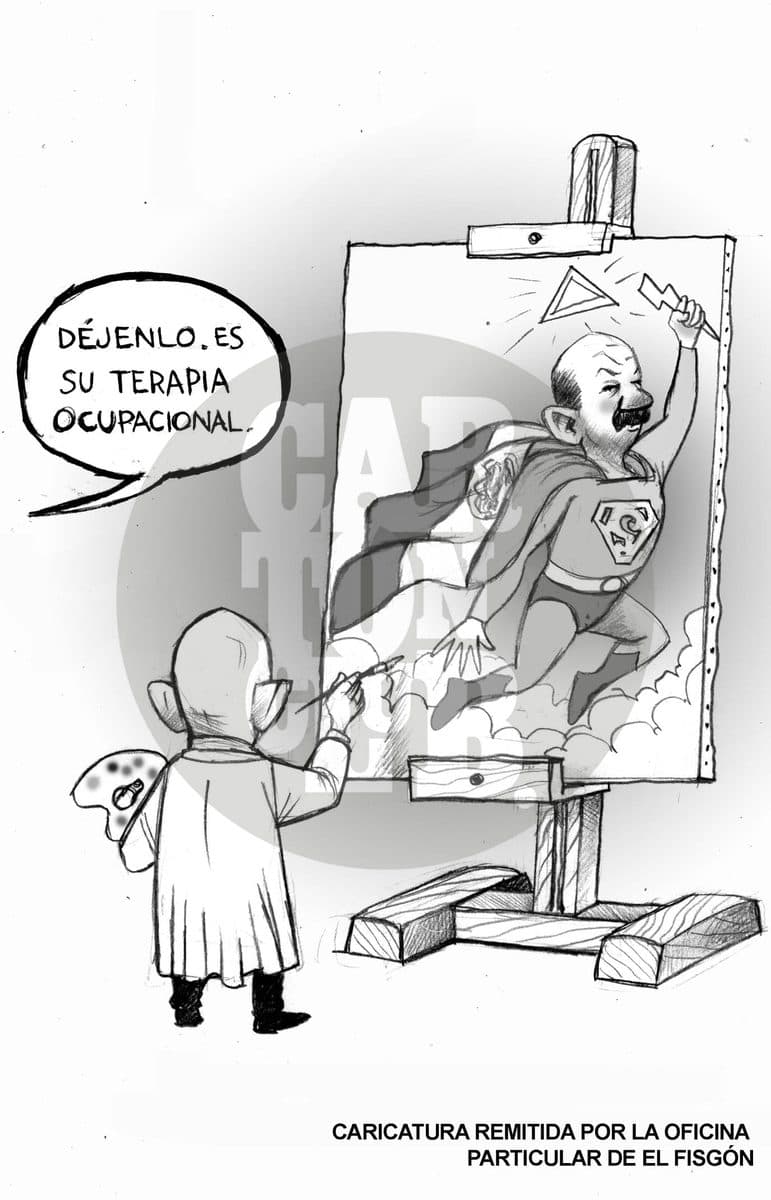 Autobiografía, cartón de El Fisgón