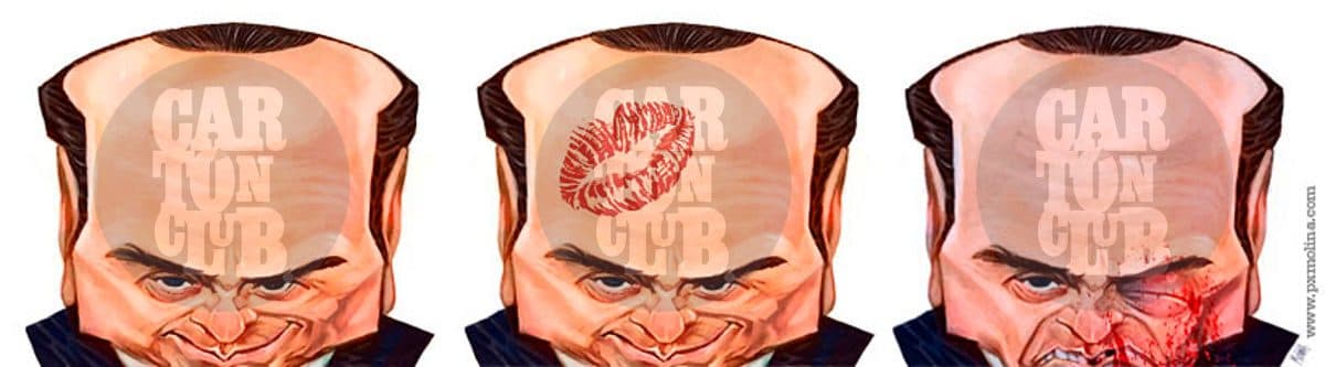 Berlusconi, cartón de PxMolina
