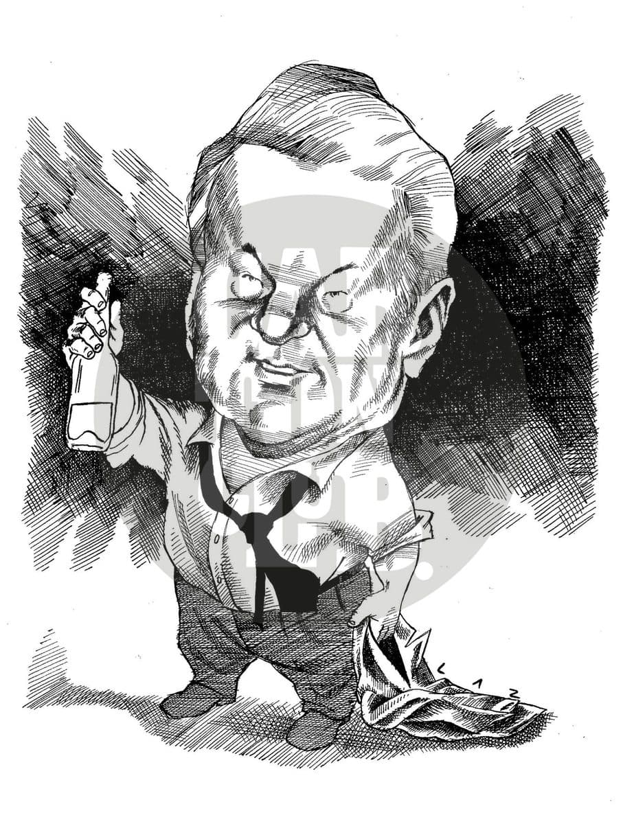 Boris Yeltsin, cartón de Laz