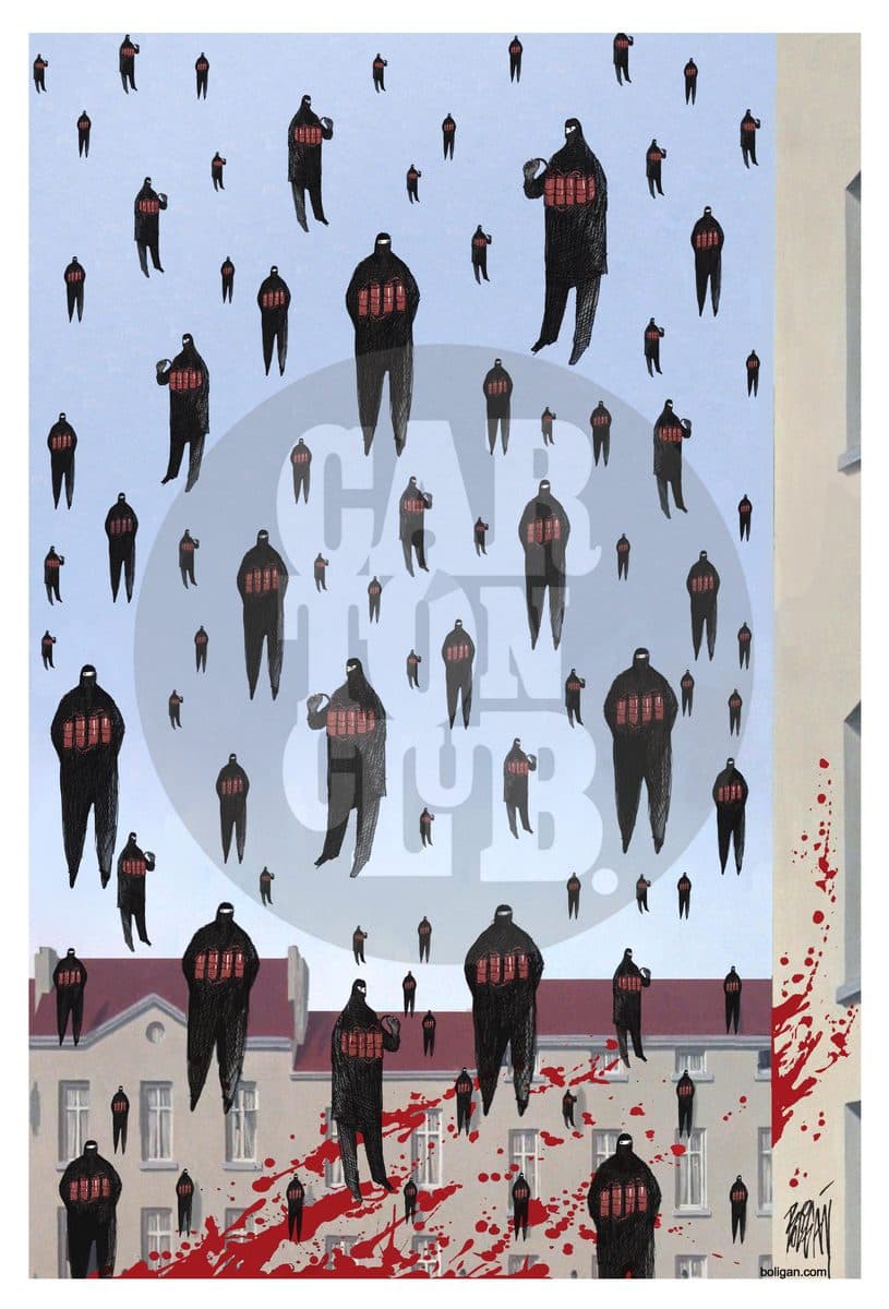 BRUSELAS, cartón de Ángel Boligán