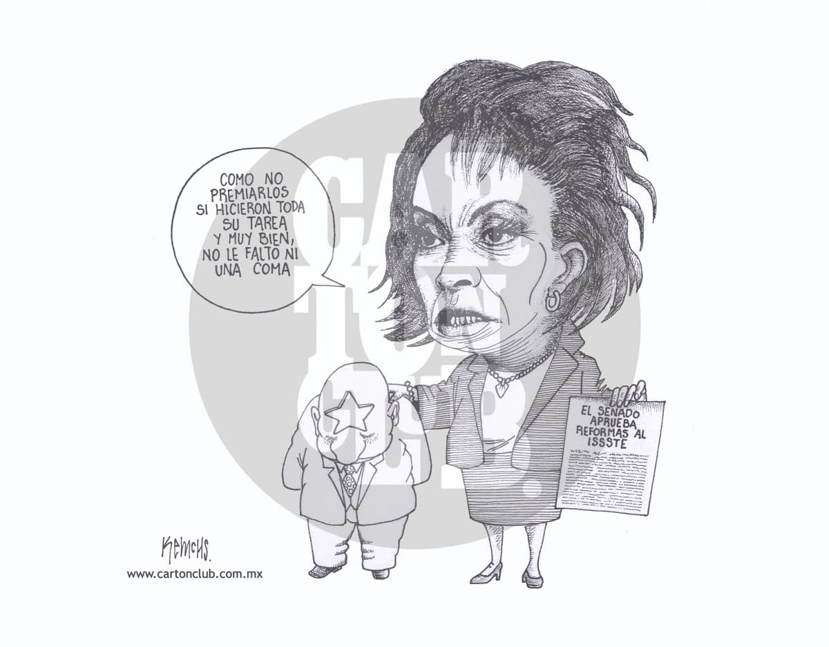 buen alumno, cartón de Kemchs