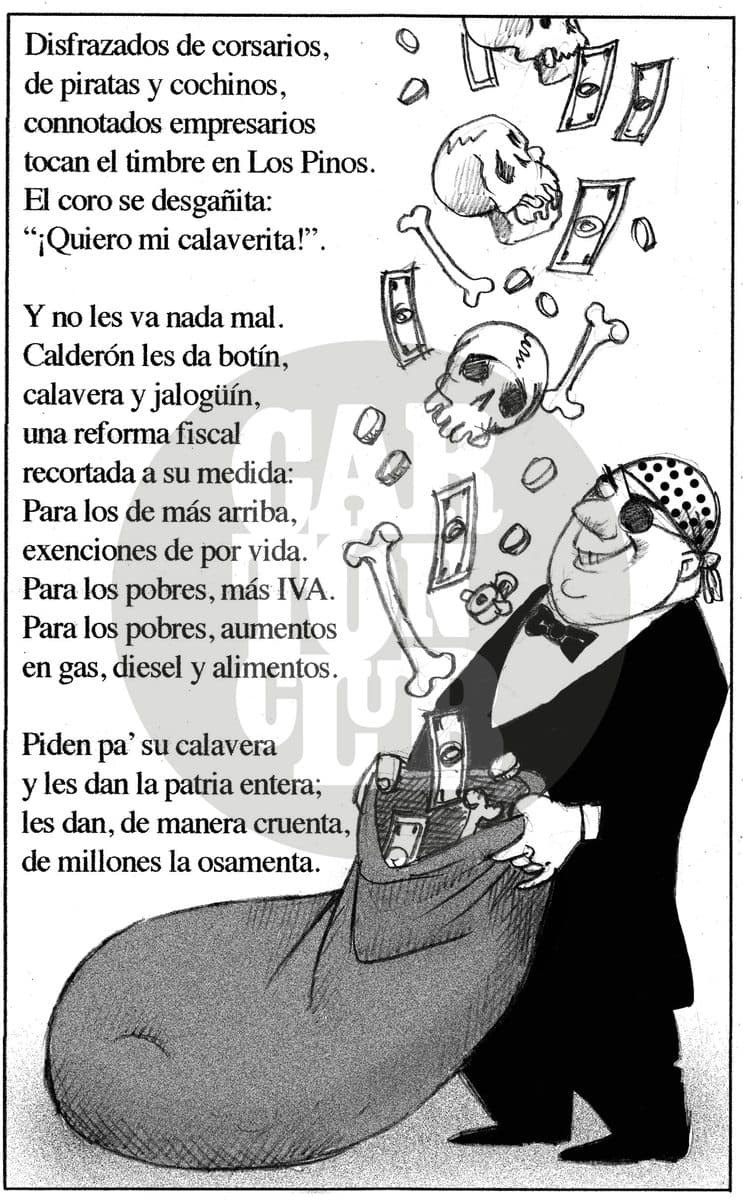 Calavera en los Pinos