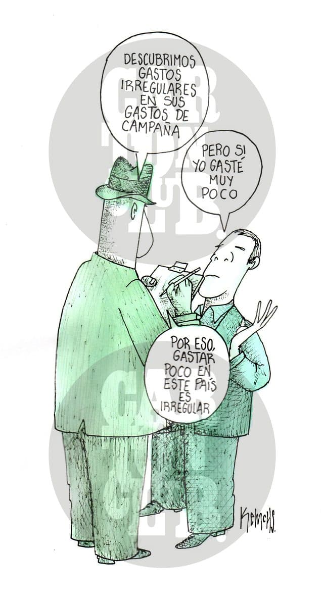 Candidato independiente, cartón de Kemchs