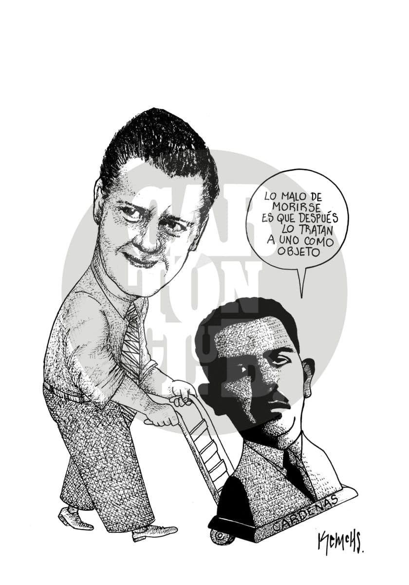 Cárdenas en disputa, cartón de Kemchs
