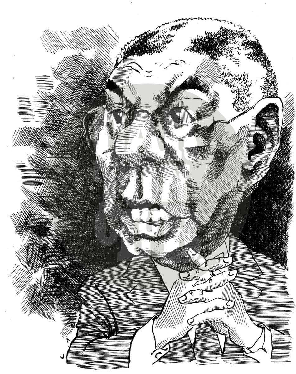 Colin Powell, cartón de Laz