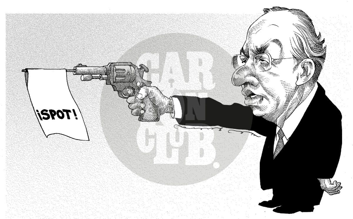 Combatiendo al narco, cartón de Helguera