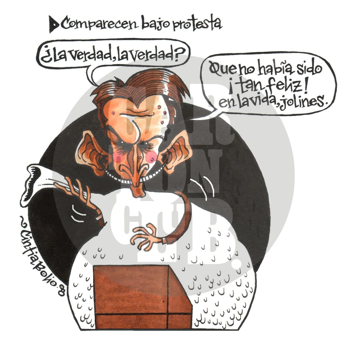 Comparecen bajo protesta