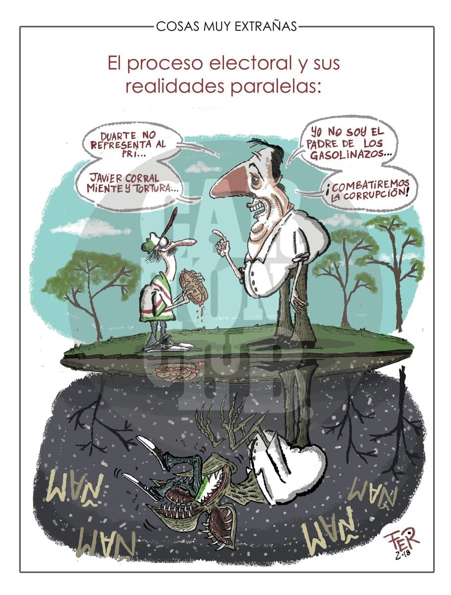 Cosas muy extrañas, cartón de El Fer