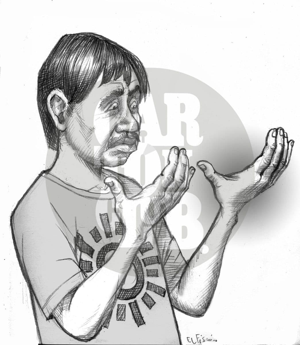 Cuando la nueva izquierda es de derecha, cartón de El Fisgón