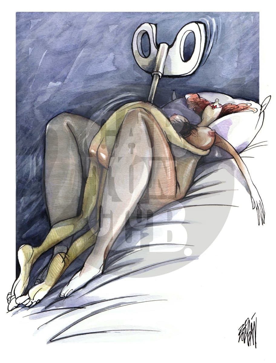 Cuerda, cartón de Ángel Boligán