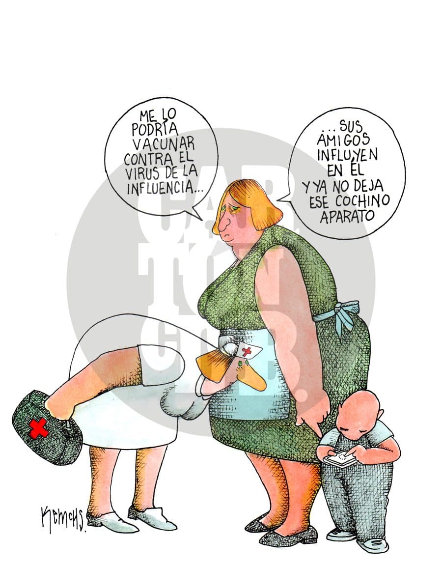 De moda, cartón de Kemchs