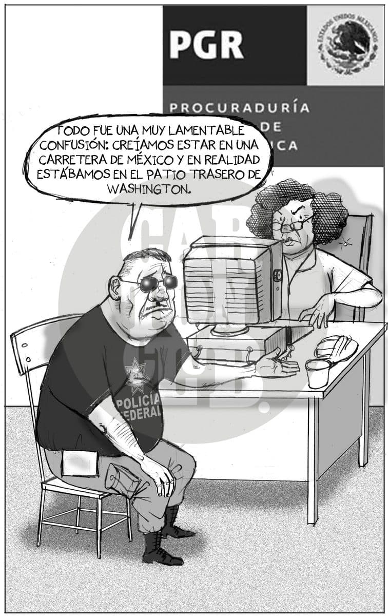 Declaración, cartón de El Fisgón