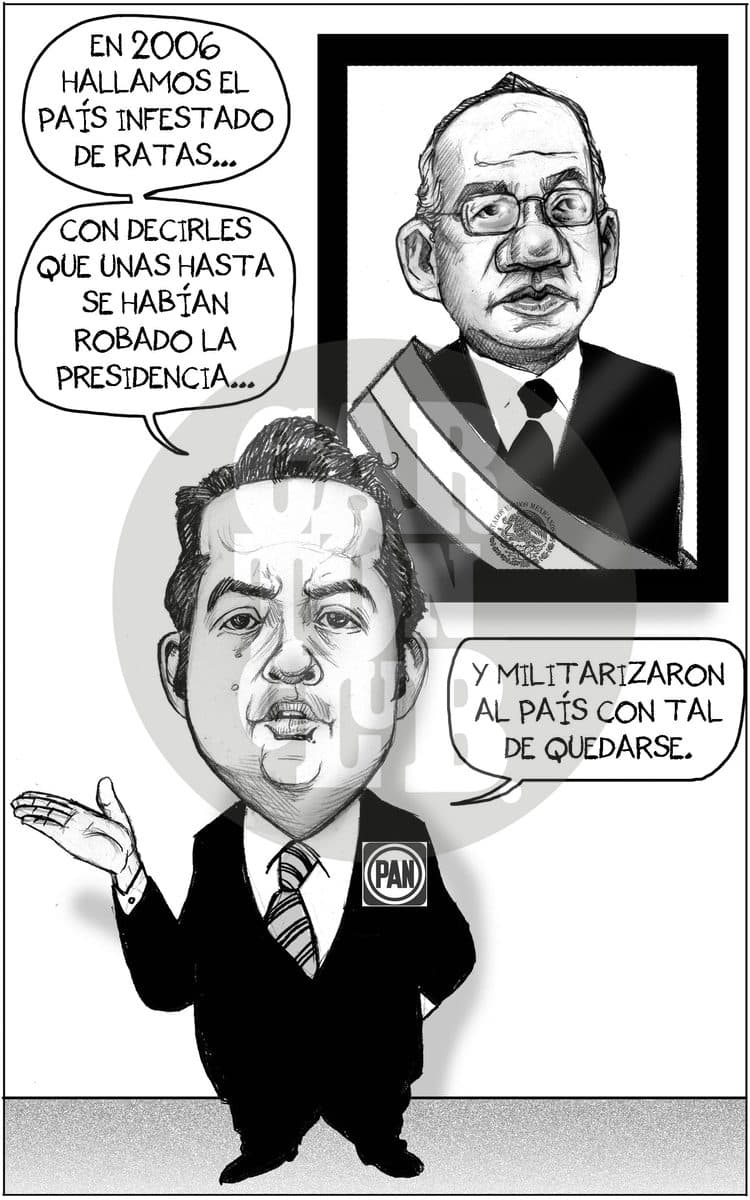 Desde Gobernación, cartón de El Fisgón