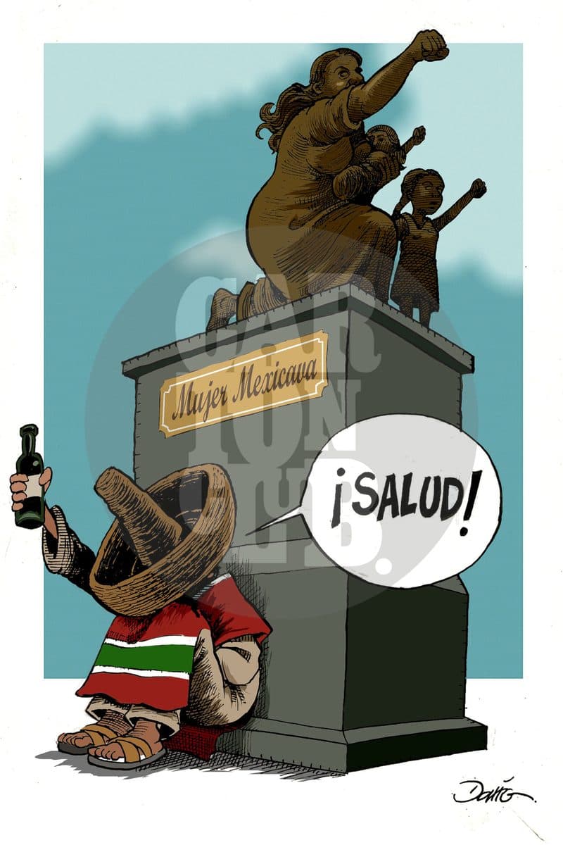 Día de la mujer, cartón de Darío Castillejos
