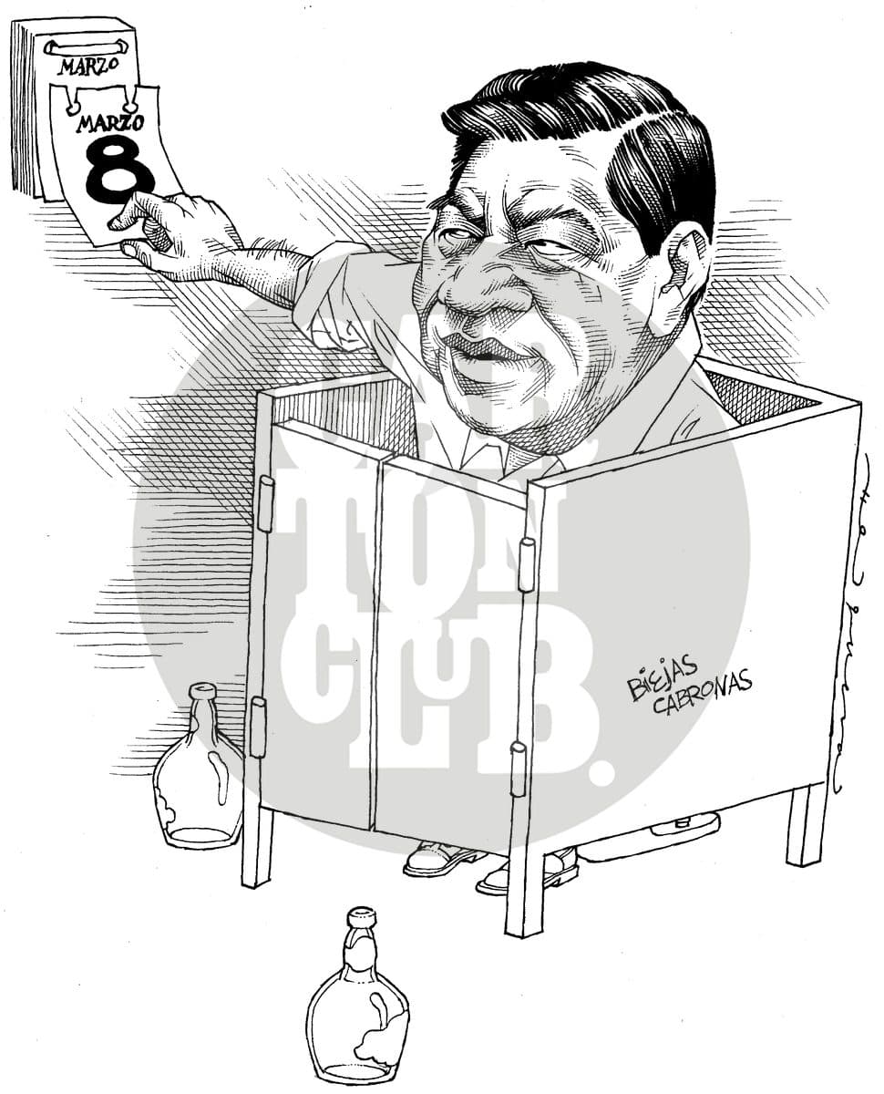 Día internacional de la mujer, cartón de Helguera