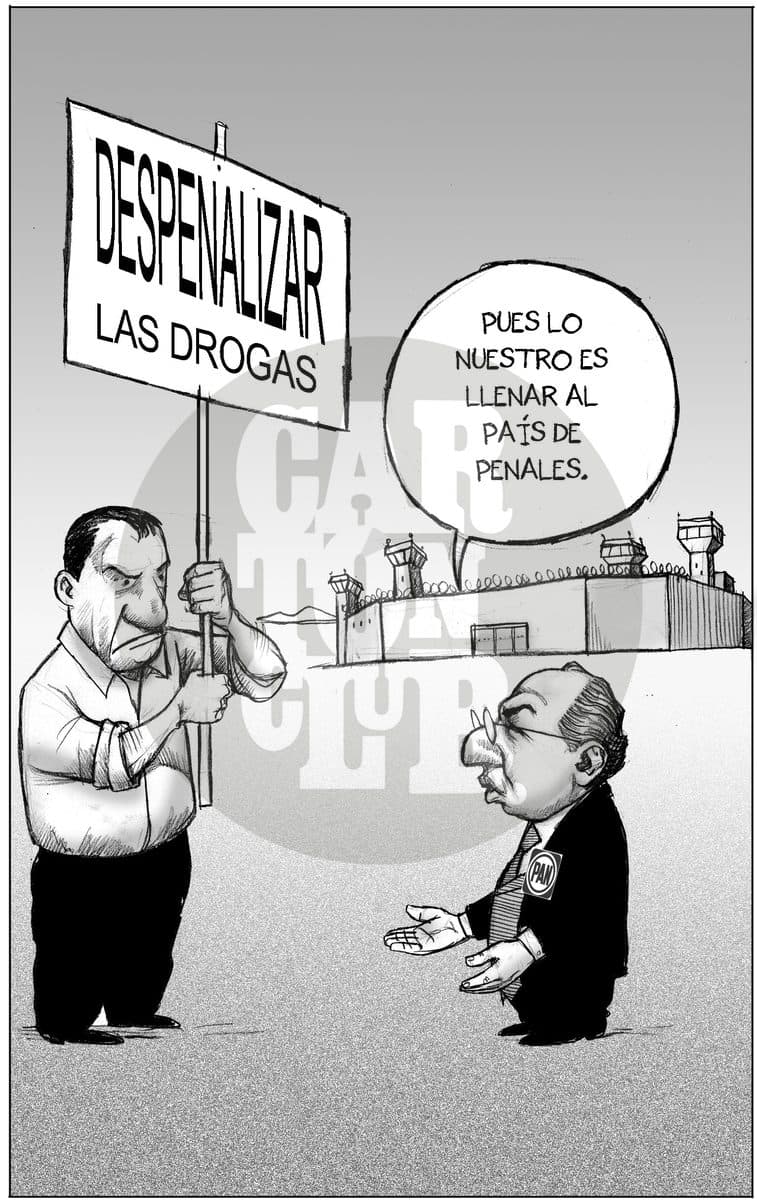 Dialogo imposible, cartón de El Fisgón