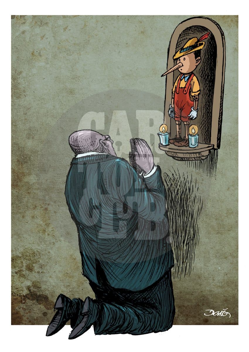 Días de guardar, cartón de Darío Castillejos