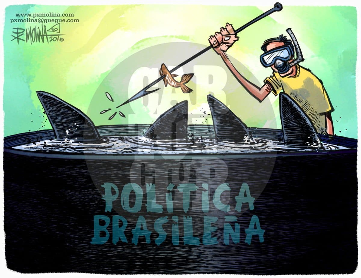 Dilma..., cartón de PxMolina