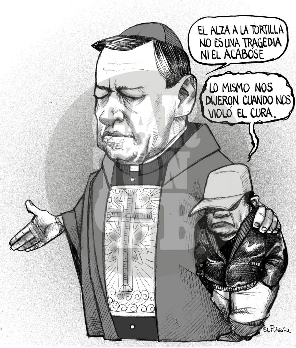 Discurso conocido, cartón de El Fisgón