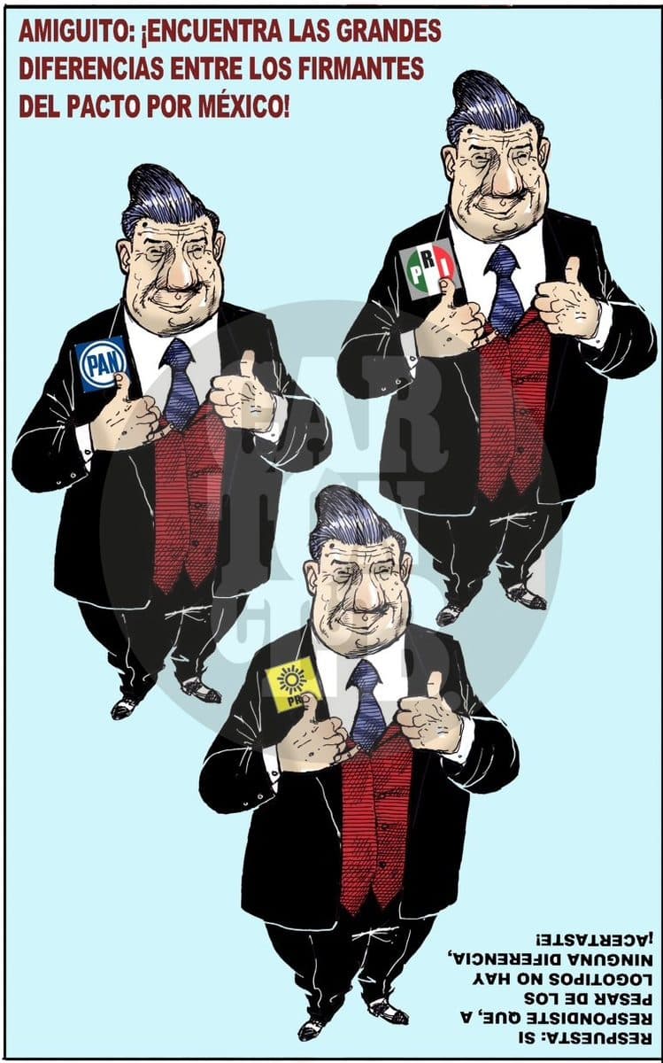 Diviertete, cartón de El Fisgón