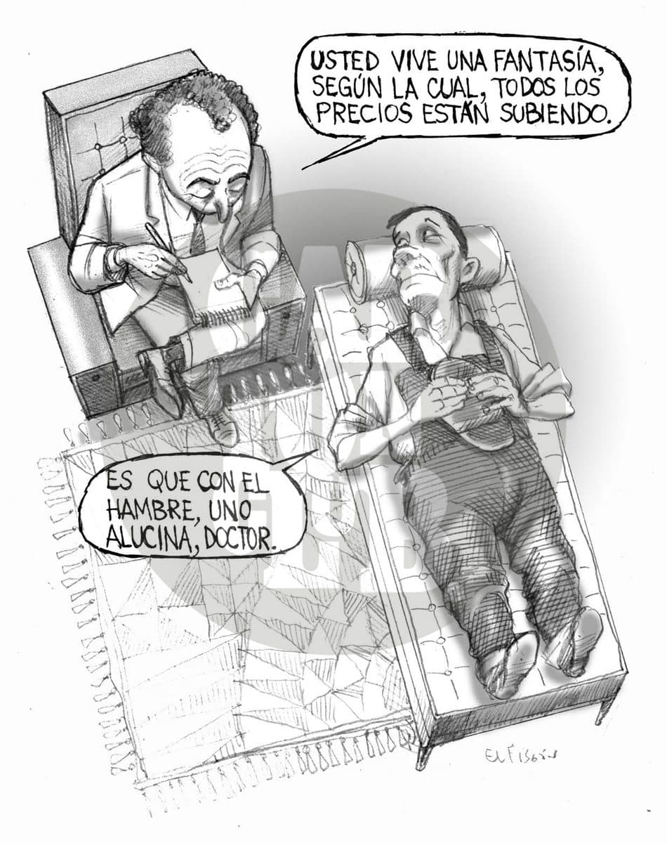 Doctor neoliberal, cartón de El Fisgón