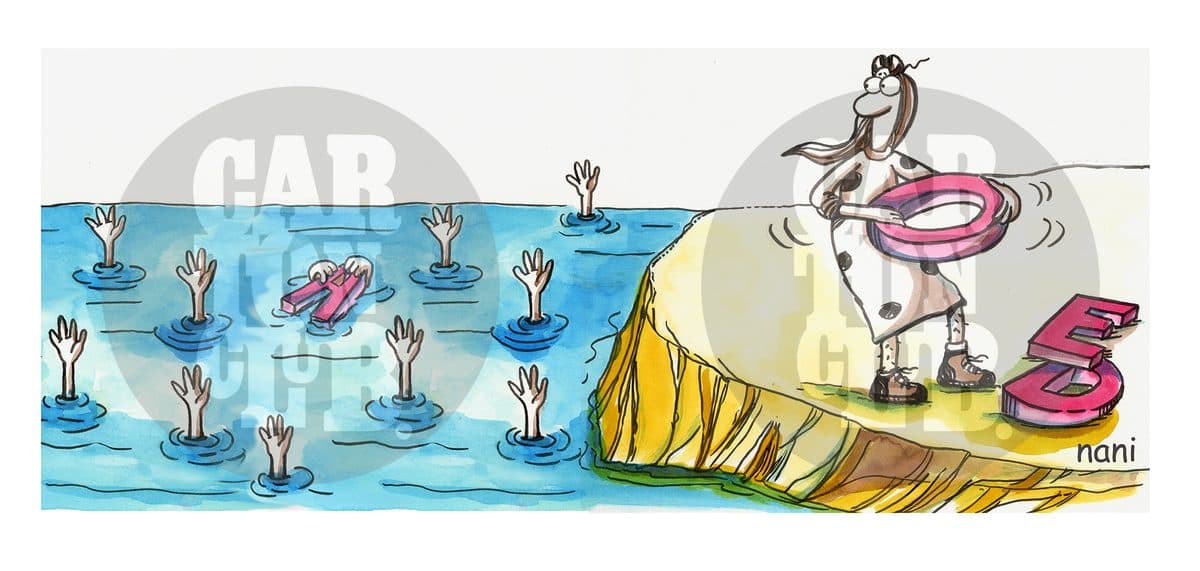 educacion, cartón de Nani