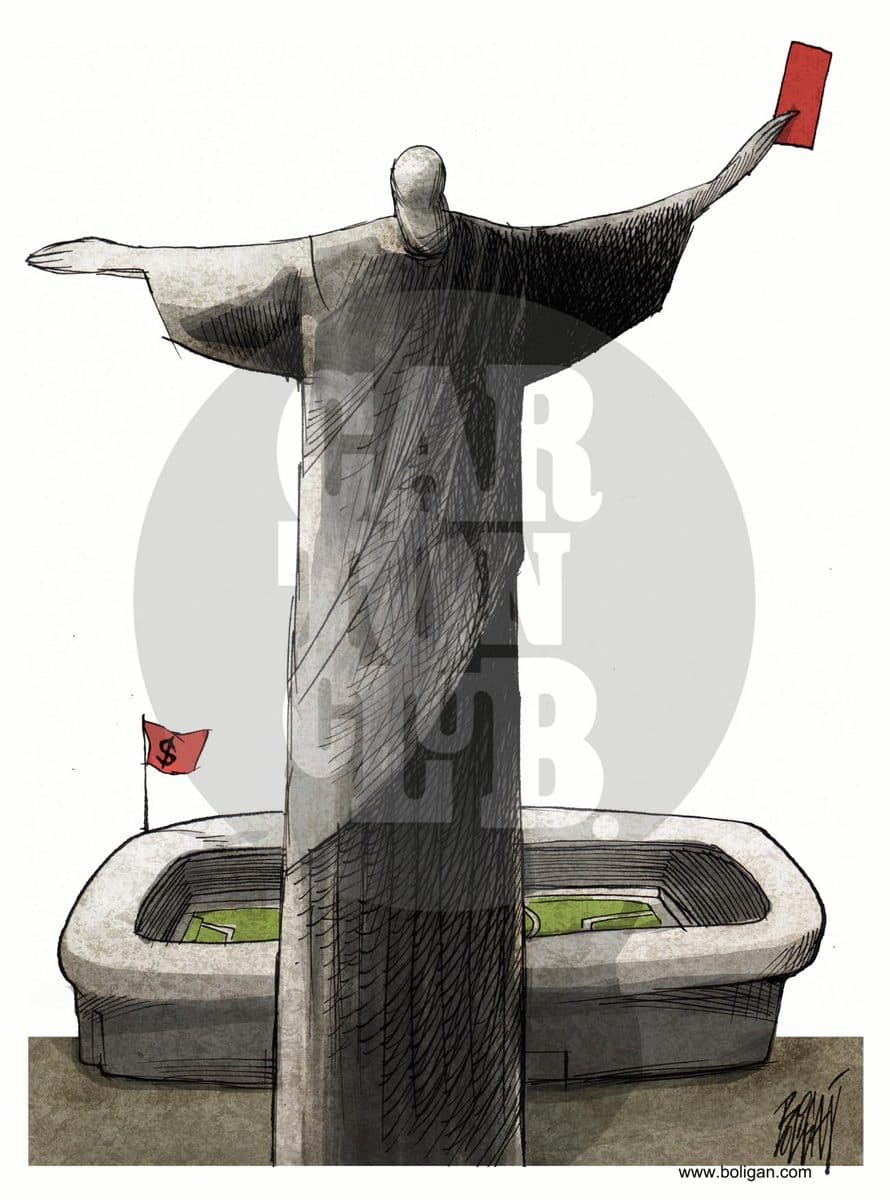 El Arbitro, cartón de Ángel Boligán