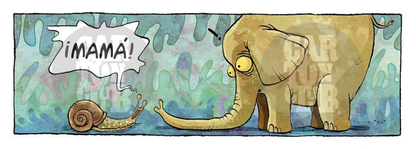 El arca de turcios 05, cartón de Turcios
