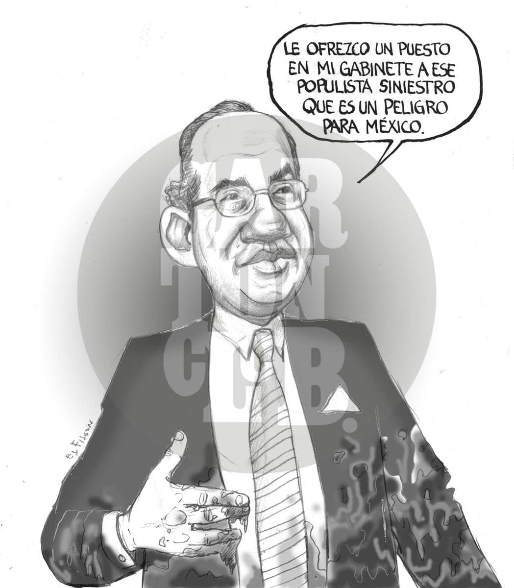 El consecuente, cartón de El Fisgón
