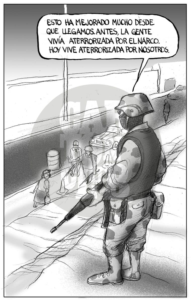El ejercito en Juárez