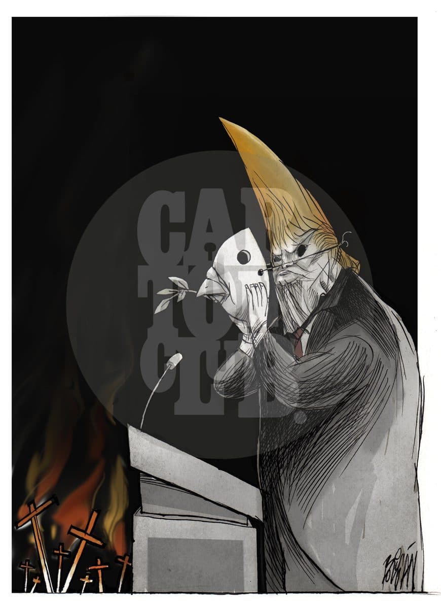 El lider, cartón de Ángel Boligán