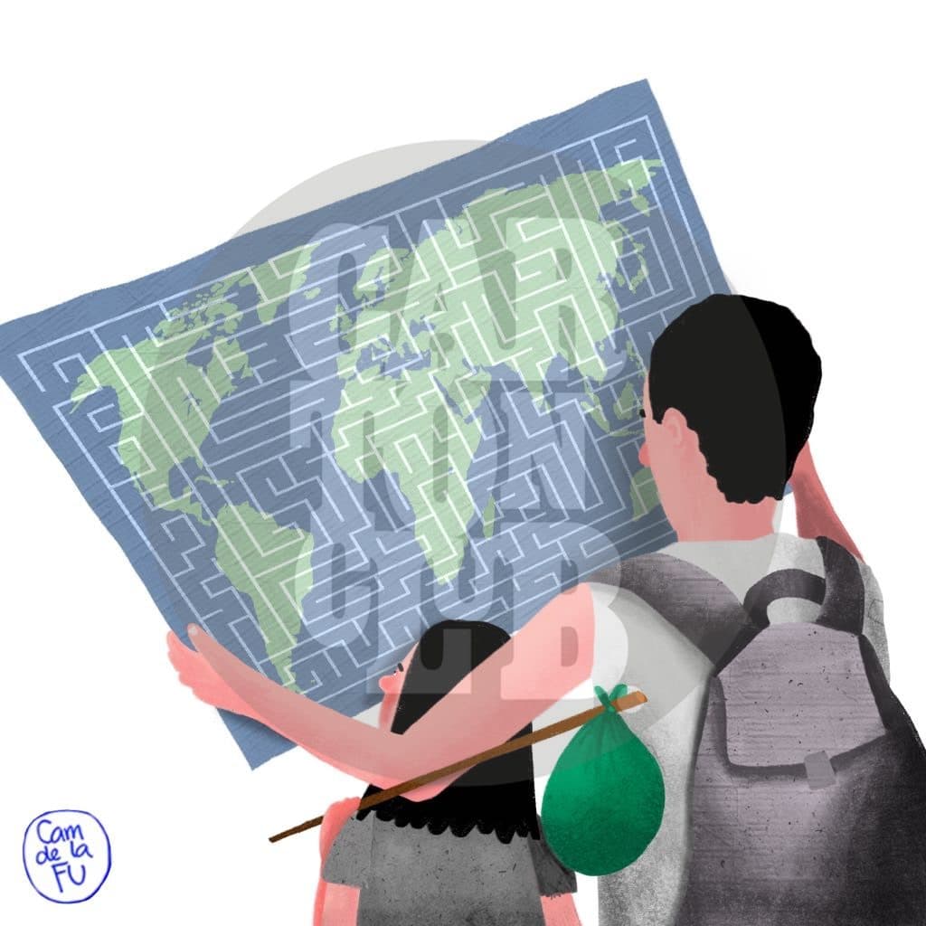 El mapa de los migrantes