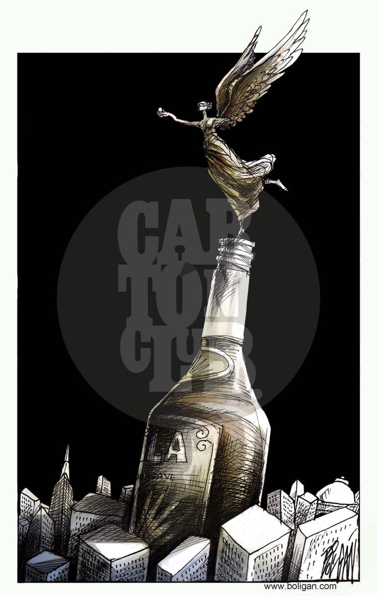 El motivo, cartón de Ángel Boligán