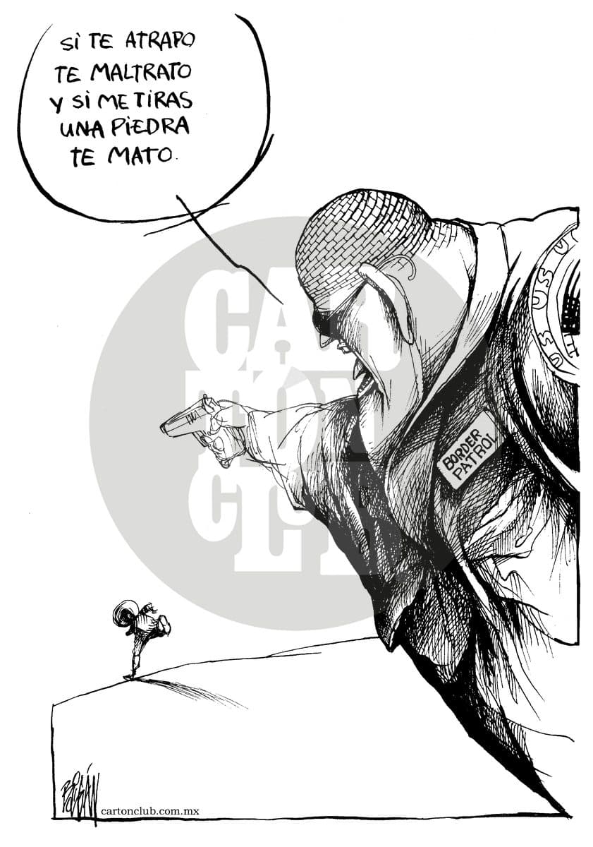El muro fronterizo