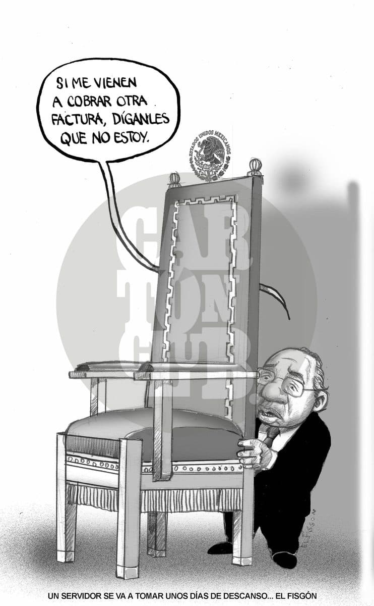 el presidente no está